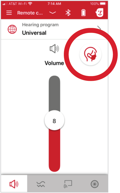 The Signia App provides users with a simple, effective solution for addressing communication with masks. The Face Mask Mode makes specific changes to the hearing aid settings with a single touch of a button. The changes are applied in the Universal Program (Program 1) to provide improved audibility for speech impacted by a communication partner wearing a mask. The changes remain active until the wearer turns the Face Mask Mode off, changes programs, or restarts the hearing instruments. The changes applied to the Face Mask Mode differ somewhat from the recommended changes for the Mask program where the HCP can discuss specific needs and wishes of the wearer. Without the benefit of the HCP, the app-based Face Mask Mode applies some additional adjustments for environmental noise management as well.